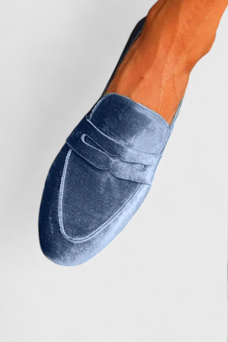Leila™ | Velvet Patchwork Loafers