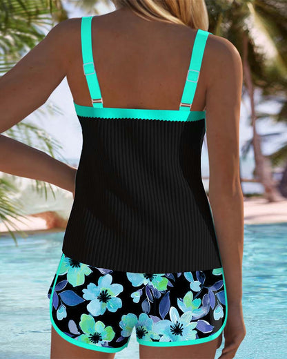 Isabelle | Comfortable Tankini with Floral Print