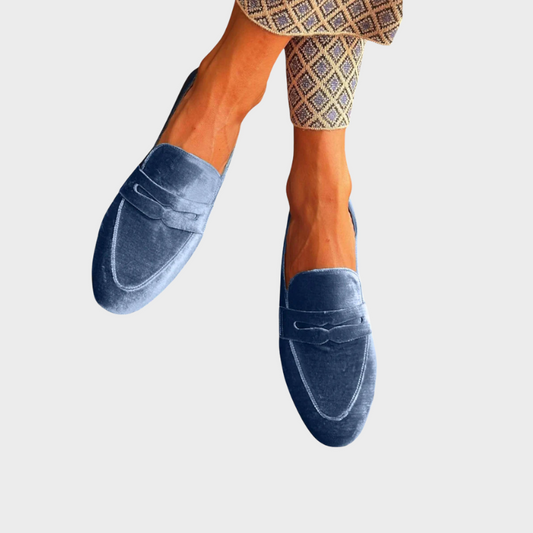 Leila™ | Velvet Patchwork Loafers