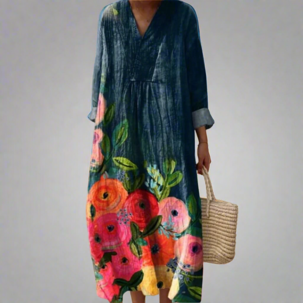 Poppy | Floral Cotton  Dress
