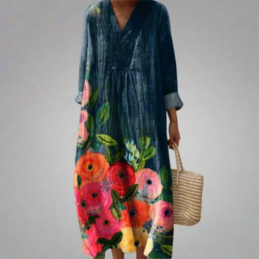 Poppy | Floral Cotton  Dress